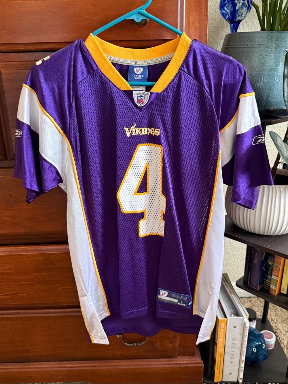 Reebok Brett Favre Minnesota Vikings NFL Onfield Jersey